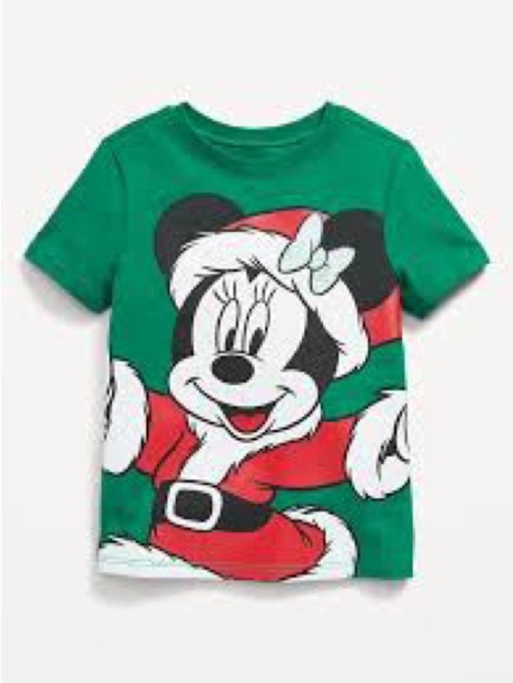 Disney Holiday Minnie Mouse Graphic T-Shirt, Toddler, Size 5T, NWT